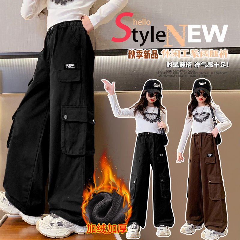 Corduroy Pant Warm - Celana Kargo Musim Dingin untuk Remaja