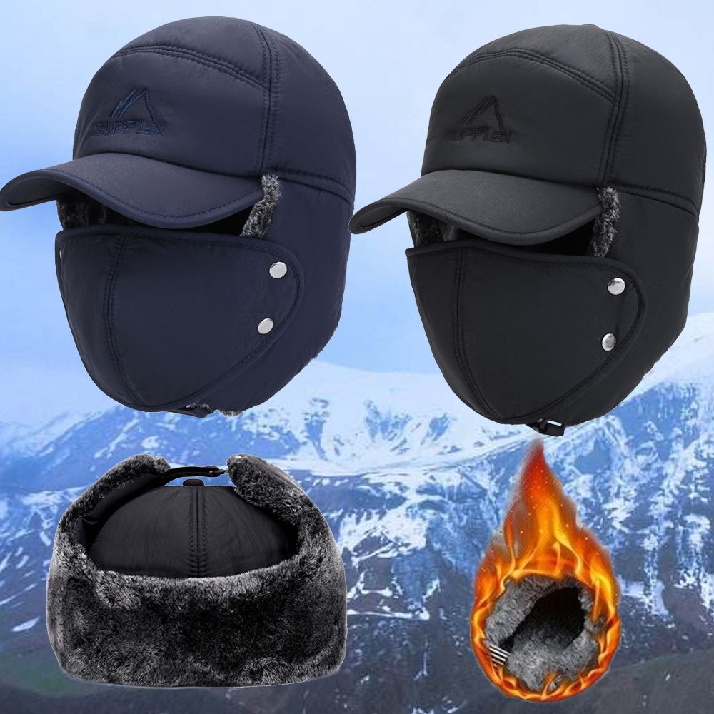 Balaclava Ski Mask - Topi Ski Musim Dingin Anti Angin,