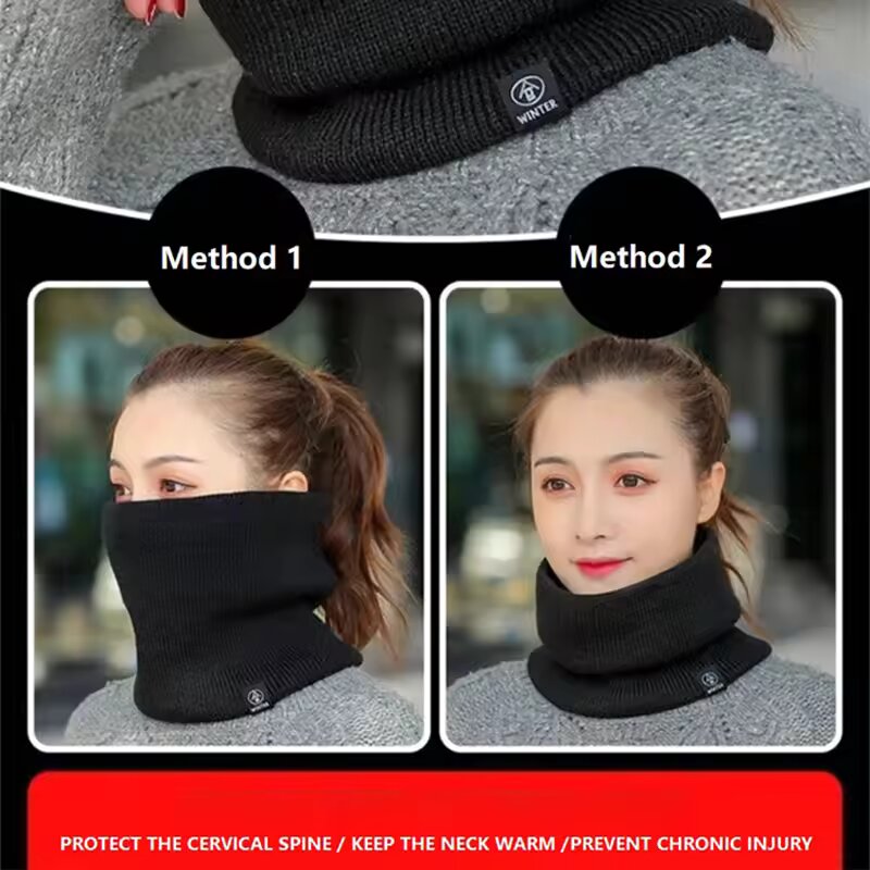 Syal Rajut Hangat Musim Dingin - Wool Scarf Men ulasan dan harga