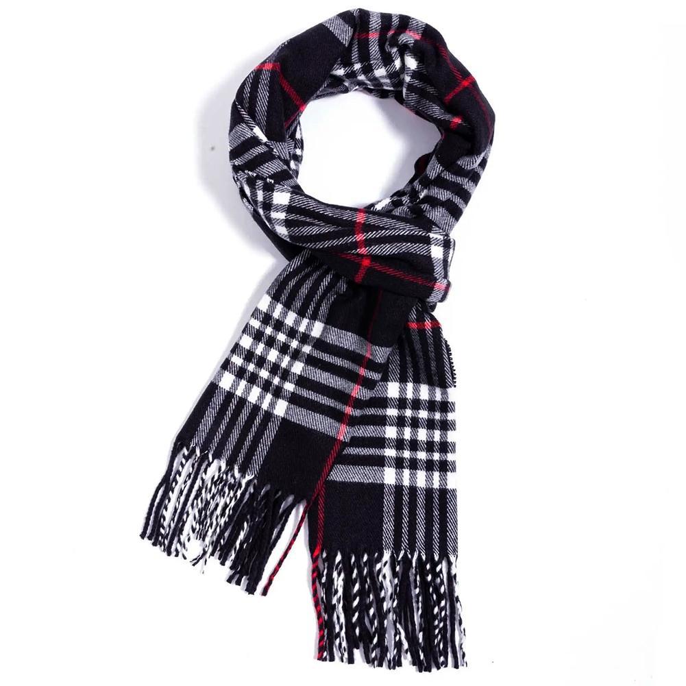 Syal Musim Dingin Gaya Inggris - Wool Scarf Men ulasan dan harga