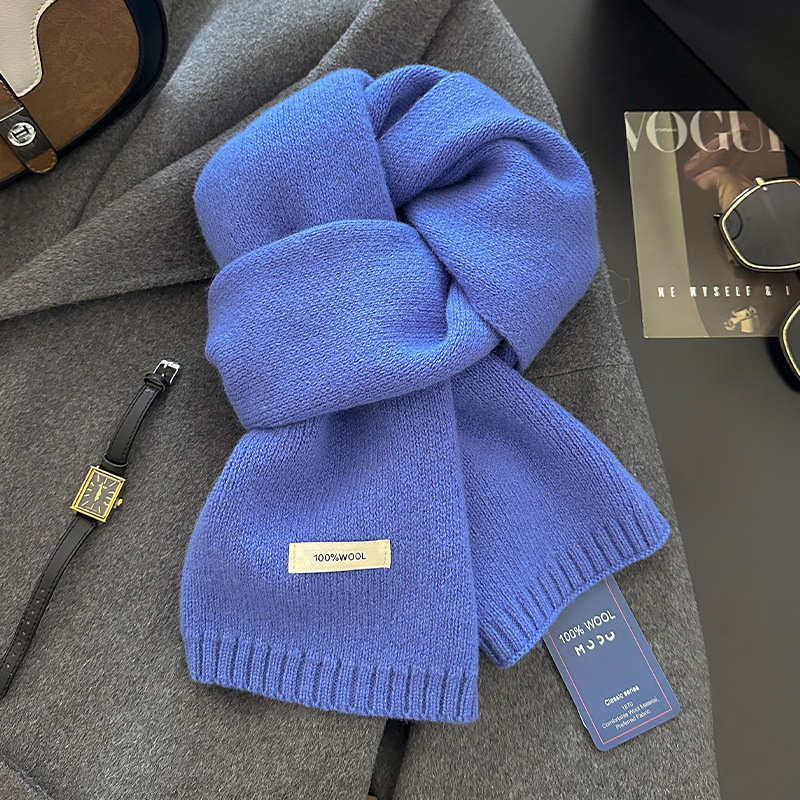 Syal Wol 100% Wanita Pria Warn - Wool Scarf Men ulasan dan harga