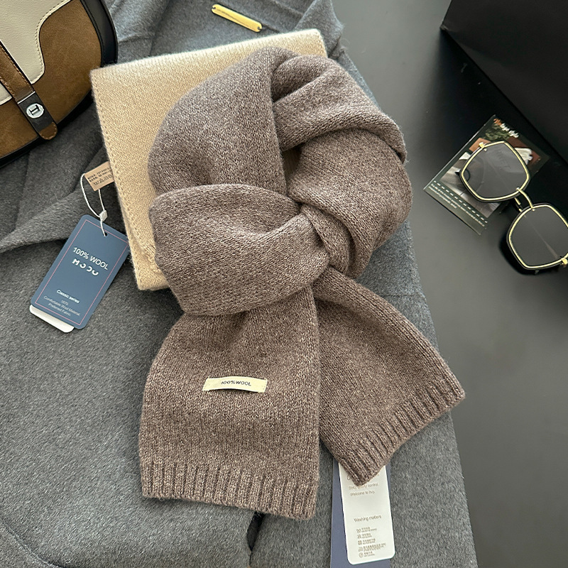 Syal Wol 100% Wanita Pria Warn - Wool Scarf Men ulasan dan harga