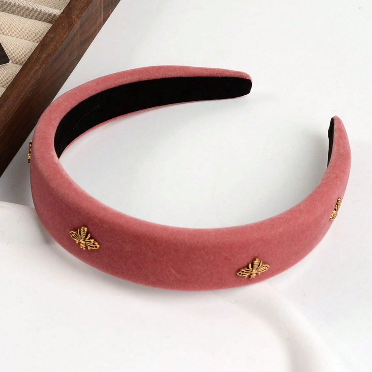 Ikat Kepala Beludru Hitam Litt - Winter Headband Fleece ulasan dan harga